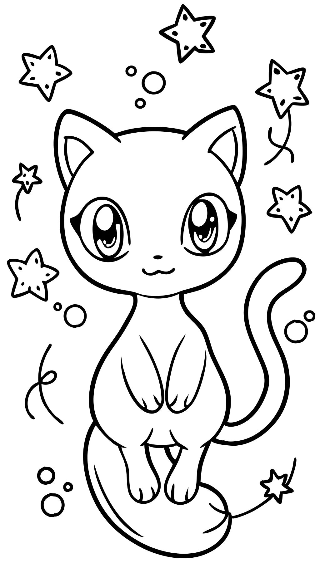 páginas para colorear de pokemon mew